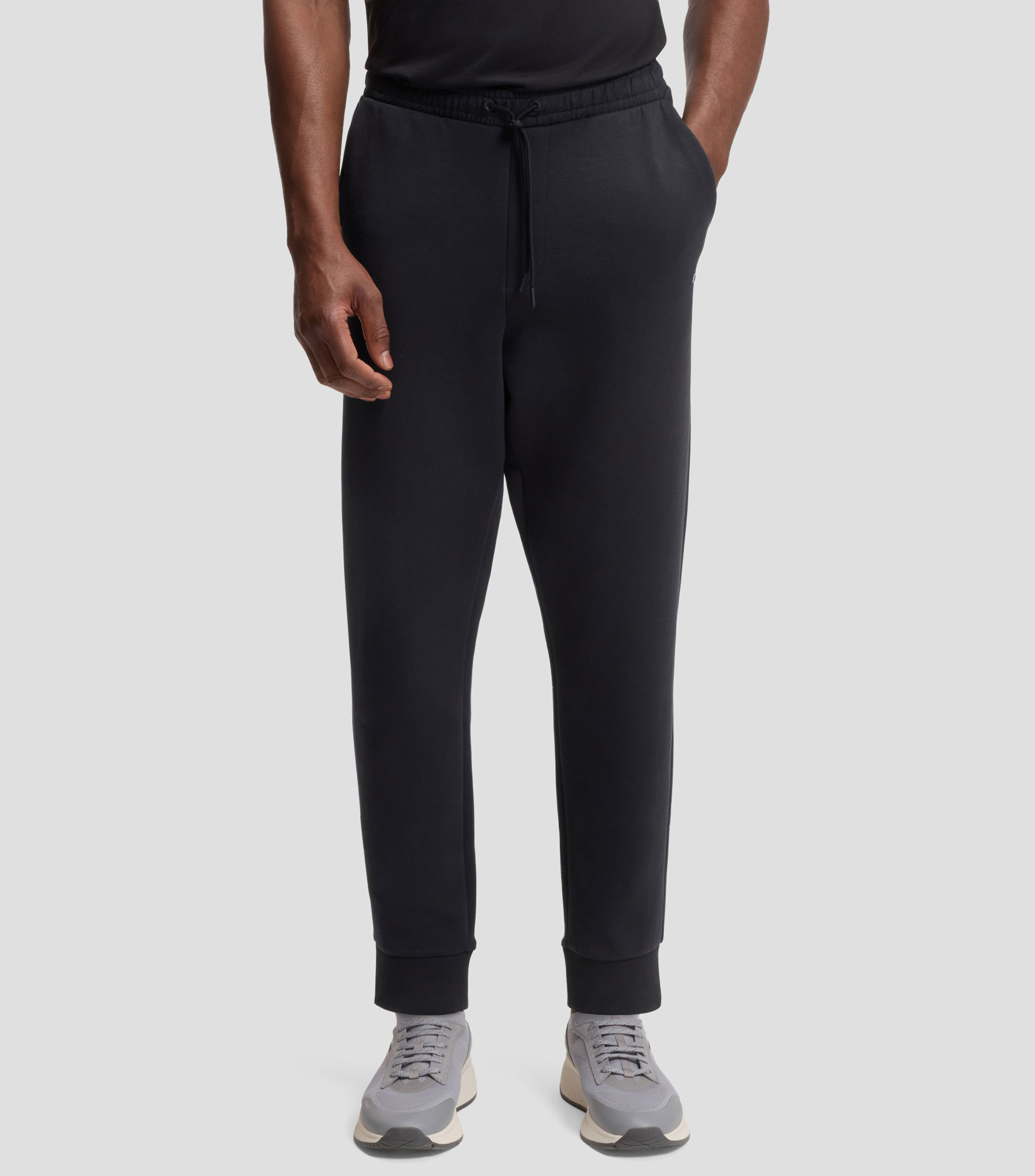 Pants Boss en algodón elástico con logo estampado Hombre